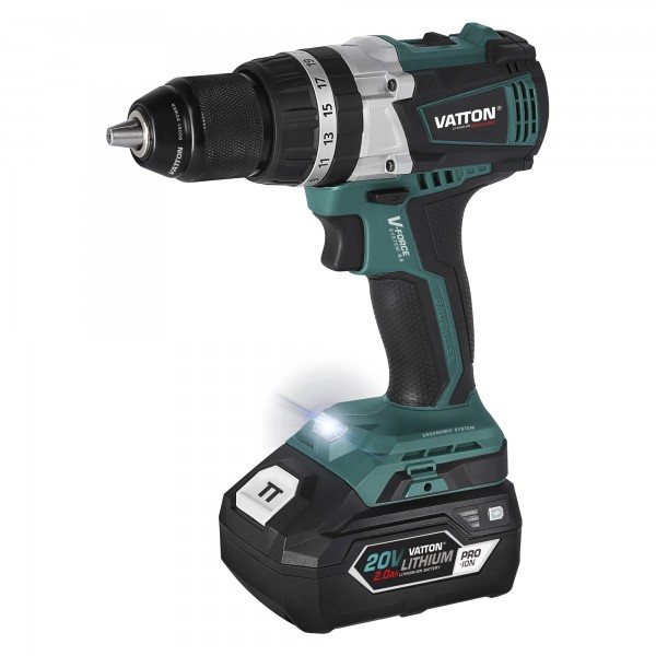 Taladro percutor Vatton 20v.1 bat.2.0Ah